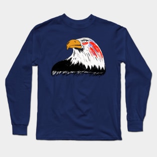 USA Drawing of an Eagle Long Sleeve T-Shirt